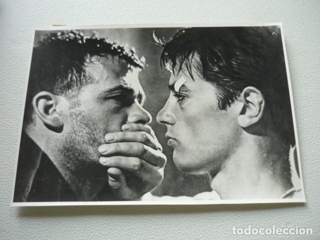 Kino: ROCCO Y SUS HERMANOS ALAIN DELON ESCENA DE PELICULA ANTIGUA FOTOGRAFIA ORIGINAL 16,5 X 23,5 CM