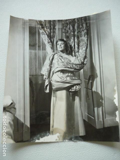 Cinema: JULIE ANDREWS ACTRIZ ANTIGUA FOTOGRAFIA ORIGINAL 18 X 24 CM