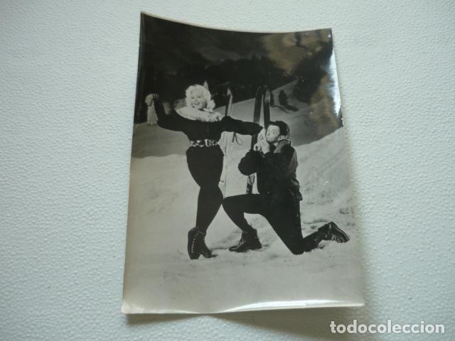 Cinema: JAYNE MANSFIELD ACTRIZ ANTIGUA FOTOGRAFIA ORIGINAL 16 X 11,5 CM