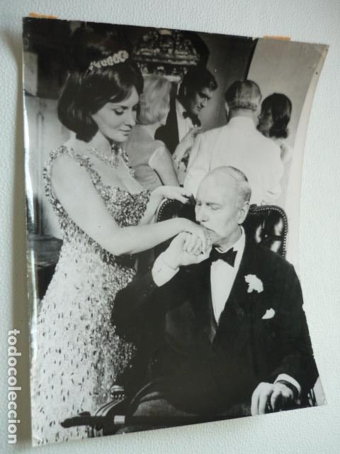Cinema: GINA LOLLOBRIGIDA ACTRIZ ANTIGUA FOTOGRAFIA ORIGINAL 24 X 18 CM