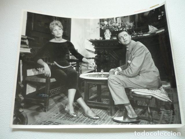 Cine: ANA DICE SI ANALIA GADE ANTONIO OZORES ESCENA DE LA PELICULA ANTIGUA FOTOGRAFIA ORIGINAL 24 X 18 CM