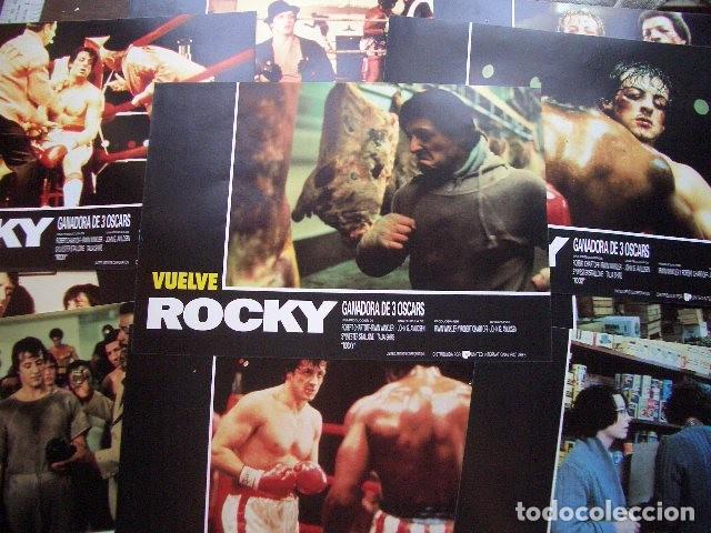 Cine: Vuelve Rocky (John G. Avildsen, 1976) Set de 12 fotocromos (Sylvester Stallone, Talia Shire