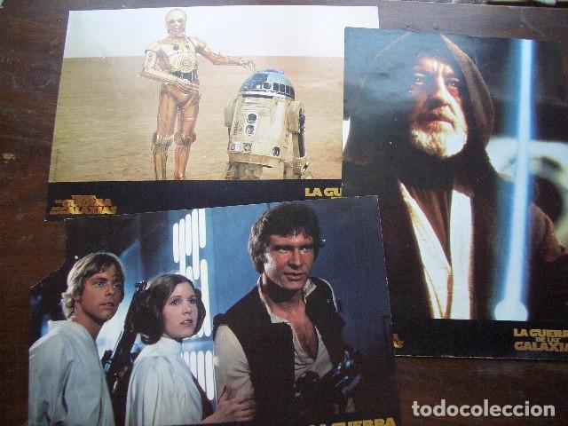 Cine: 3 fotocromos de la Guerra de las Galaxias ver fotos para estado