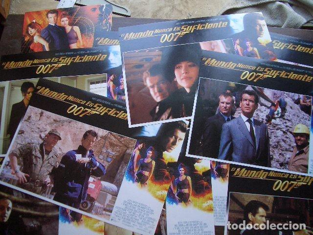 Cine: El mundo nunca es suficiente james bond 007 colecci&oacute;n 12 fotocromos originales m&aacute;s ficha t&eacute;cnica