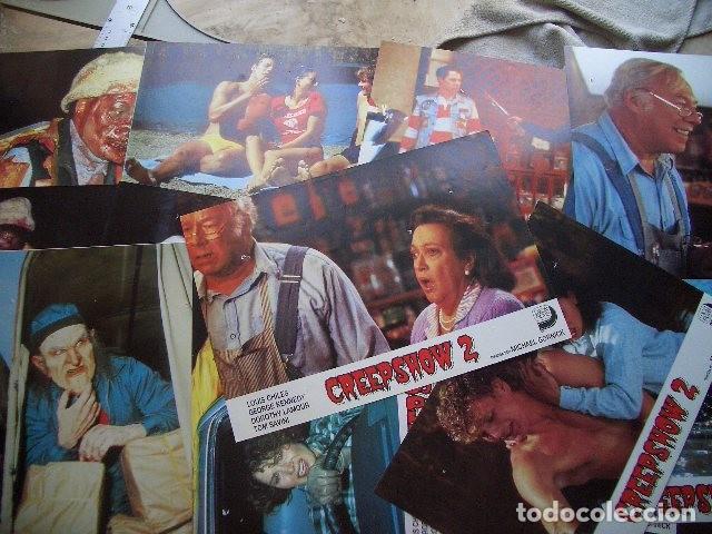Cine: CREEPSHOW 2 STEPHEN KING SET COMPLETO 12 FOTOCROMOS ORIGINAL ESTRENO