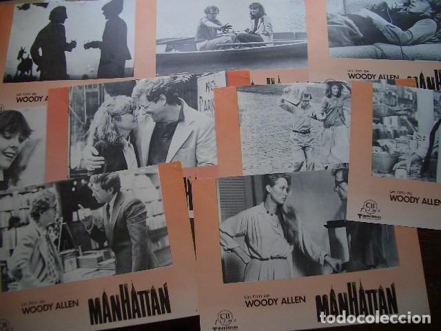 Cine: Juego de 9 fotocromos pelicula Manhattan Woody Allen