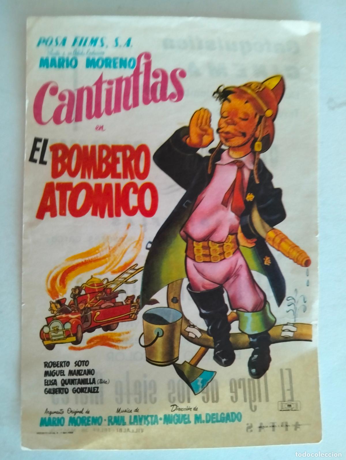 Cine: FOLLETO DE CINE, EL BOMBERO ATOMICO
