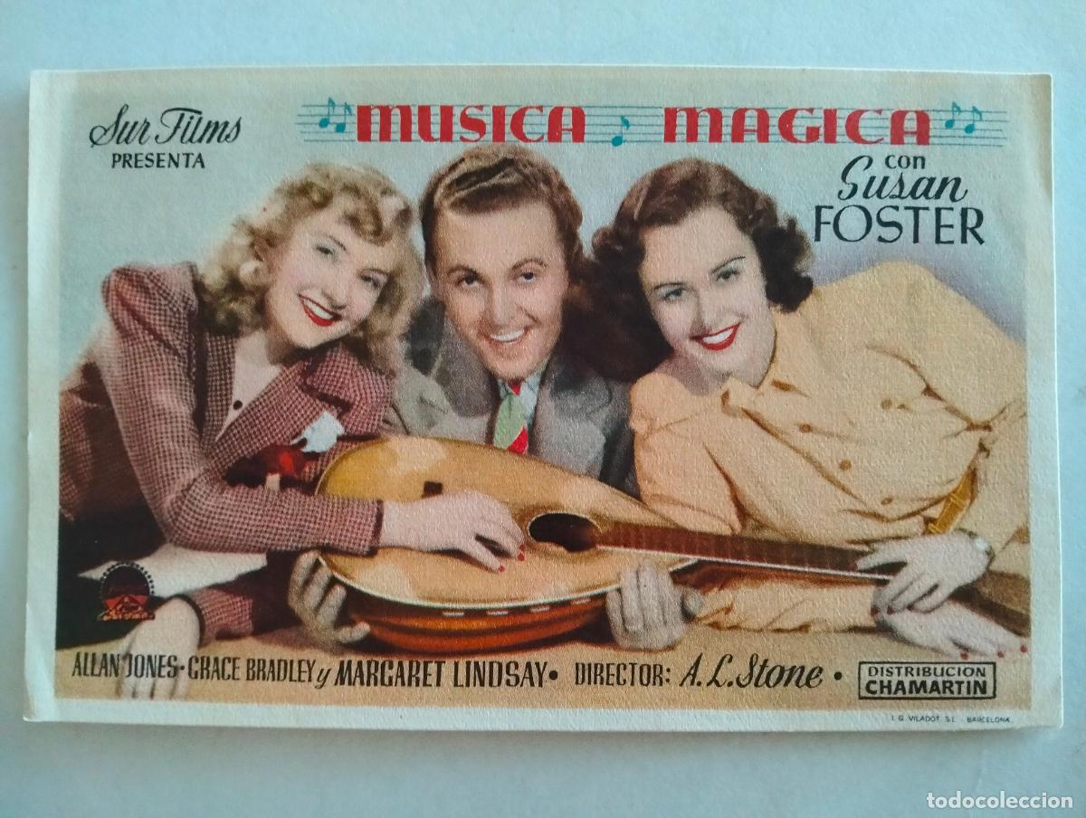 Cine: FOLLETO DE CINE, MUSICA MAGICA
