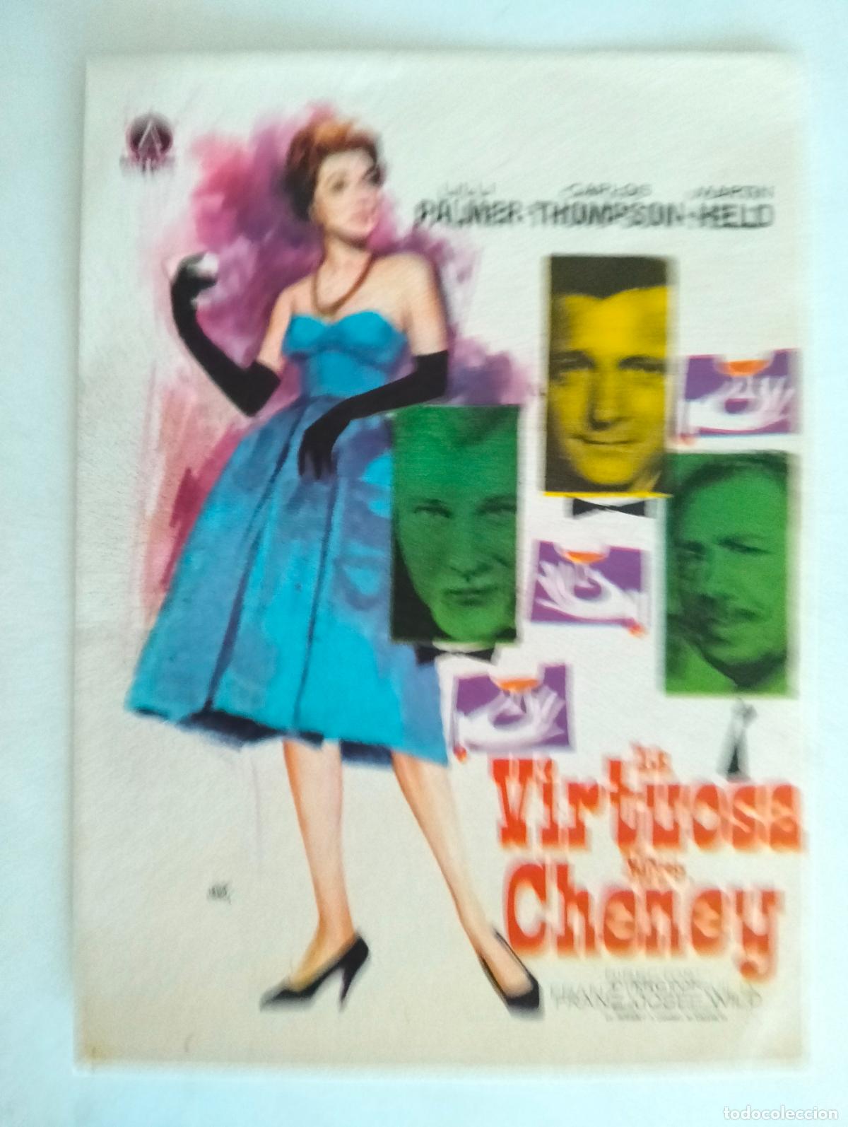 Cine: FOLLETO DE CINE, LA VIRTUOSA MRS CHENEY