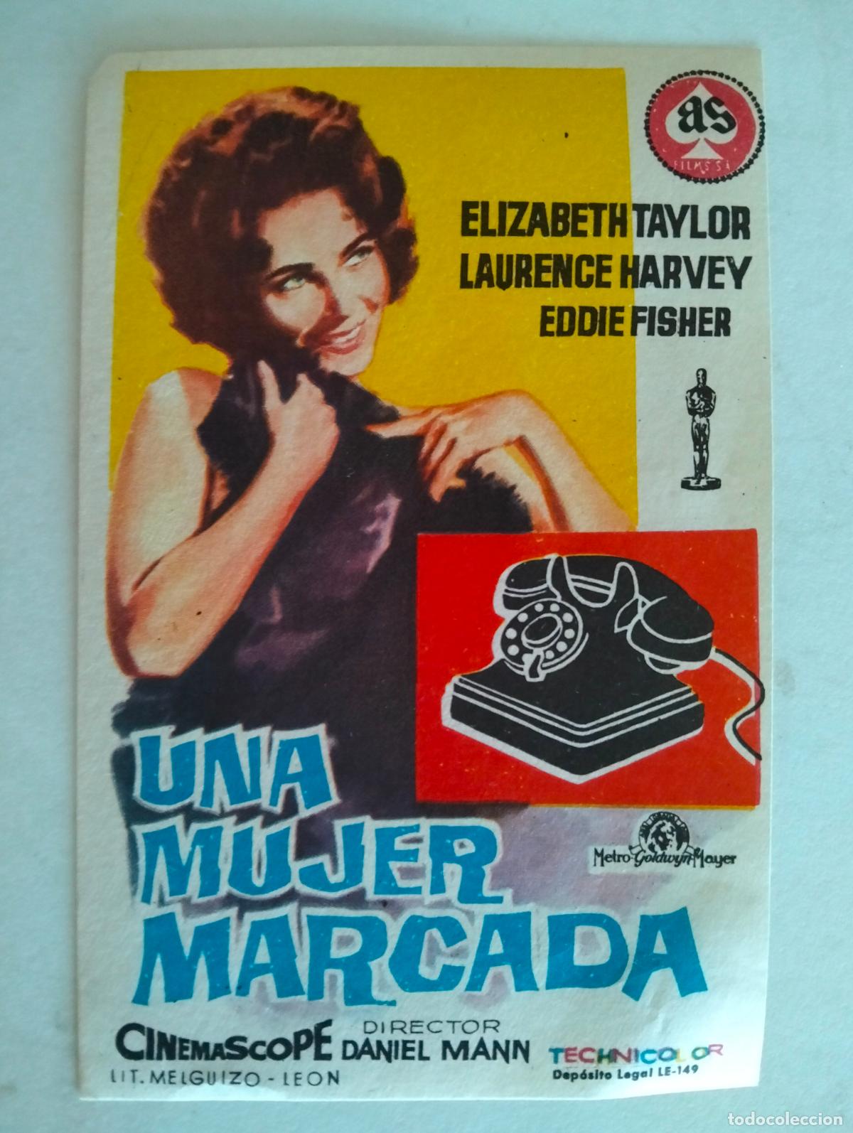 Cin&eacute;ma: FOLLETO DE CINE, UNA MUJER MARCADA
