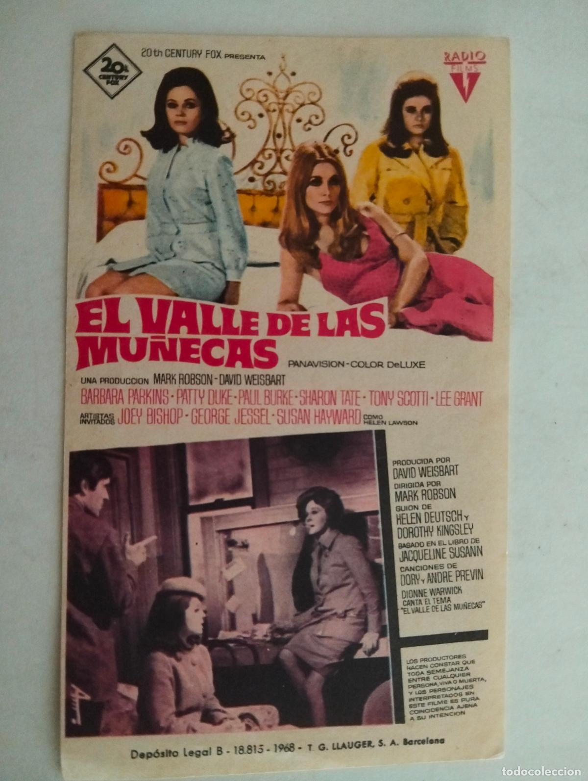 Cine: FOLLETO DE CINE, EL VALLE DE LAS MU&Ntilde;ECAS