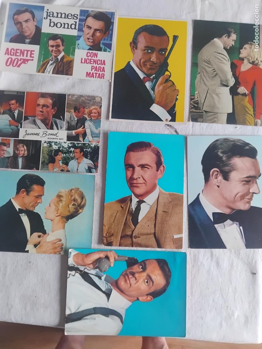 Cine: 7 POSTALES JAMES BOND AGENTE 007. SEAN CONNERY