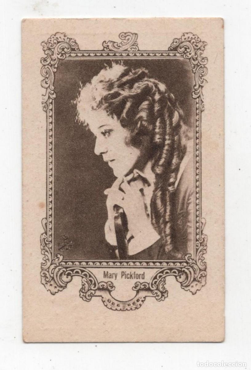 Cine: MARY PICKFORD FOTOGRAFIA PUBLICITARIA BARCELONA DROGUERIA MONTSERRAT CESAR MONTORIO VER REVERSO