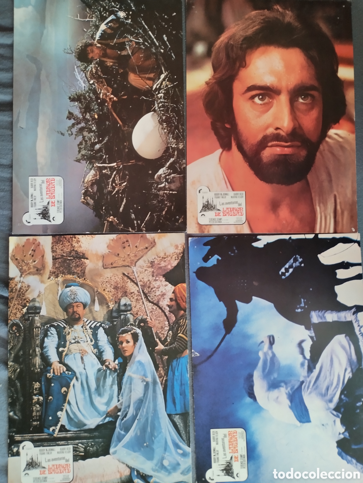 Cine: 12 FOTOCROMOS - EL LADRON DE BAGDAG - SET COMPLETO