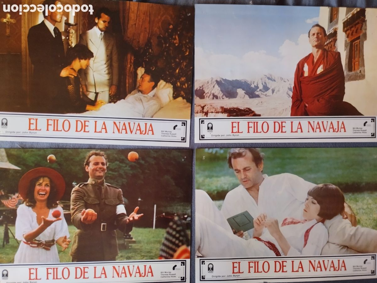 Cine: 12 FOTOCROMOS - EL FILO DE LA NAVAJA - SET COMPLETO