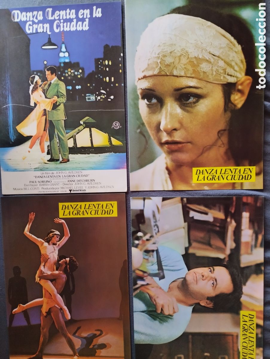 Cine: 12 FOTOCROMOS - DANZA LENTA EN LA GRAN CIUDAD - SET COMPLETO