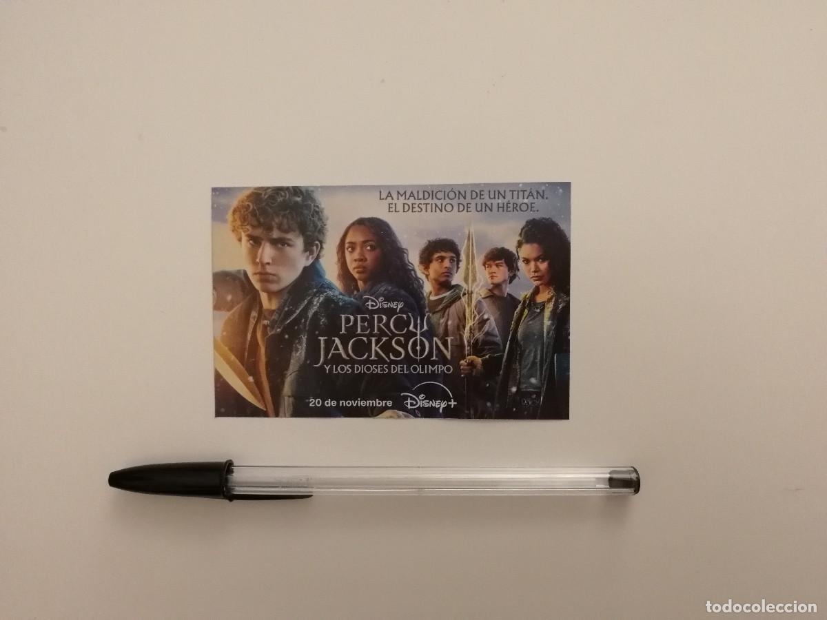 Cine: TARJETA ACARTONADA - Percy Jackson y los dioses del Olimpo - SERIE TV - FANTASTICO