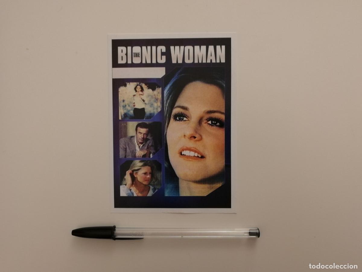 Cine: FICHA COLECCIONABLE -10*15- LA MUJER BIONICA - SERIE TV - CIENCIA FICCION - Lindsay Wagner