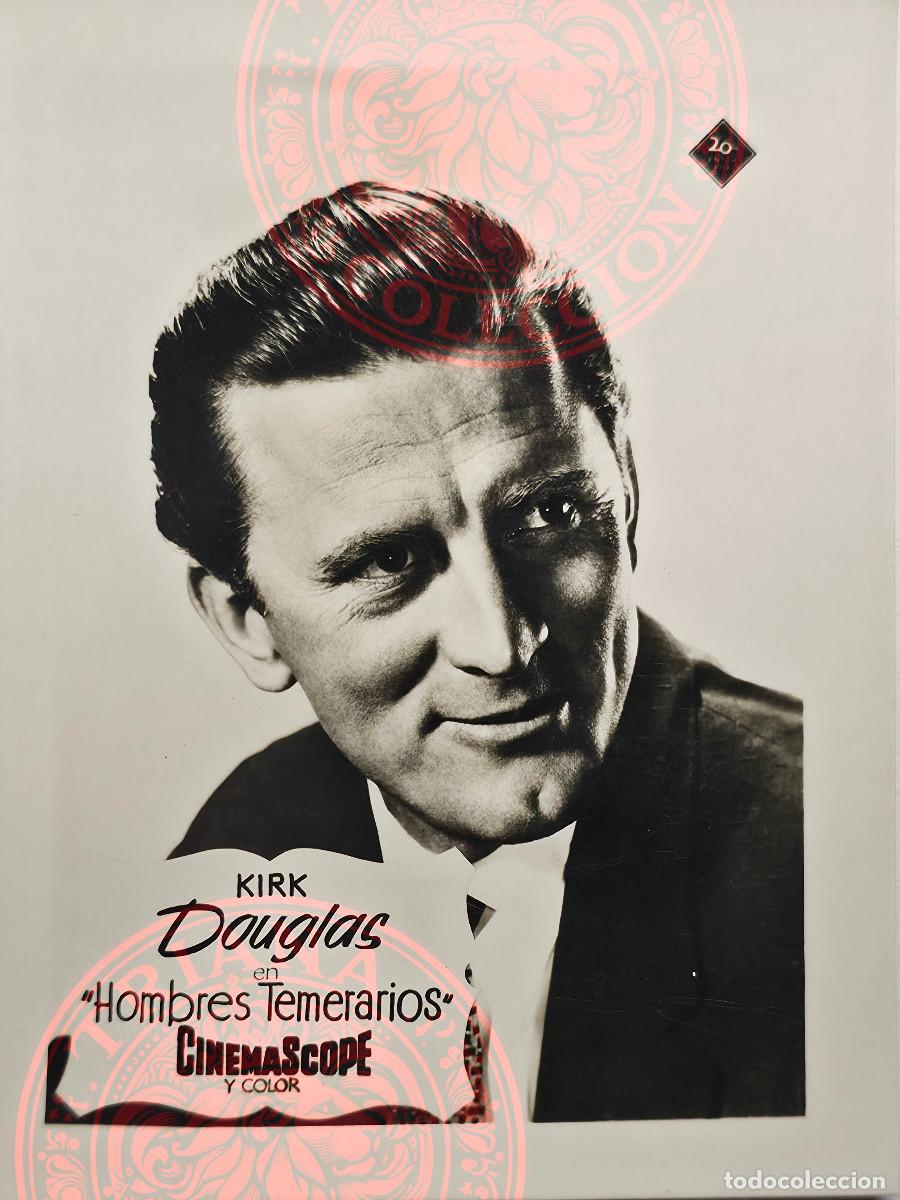 Cine: FOTOPOSTAL KIRK DOUGLAS EN &rdquo;HOMBRES TEMERARIOS&rdquo; 20 CENTURY FOX