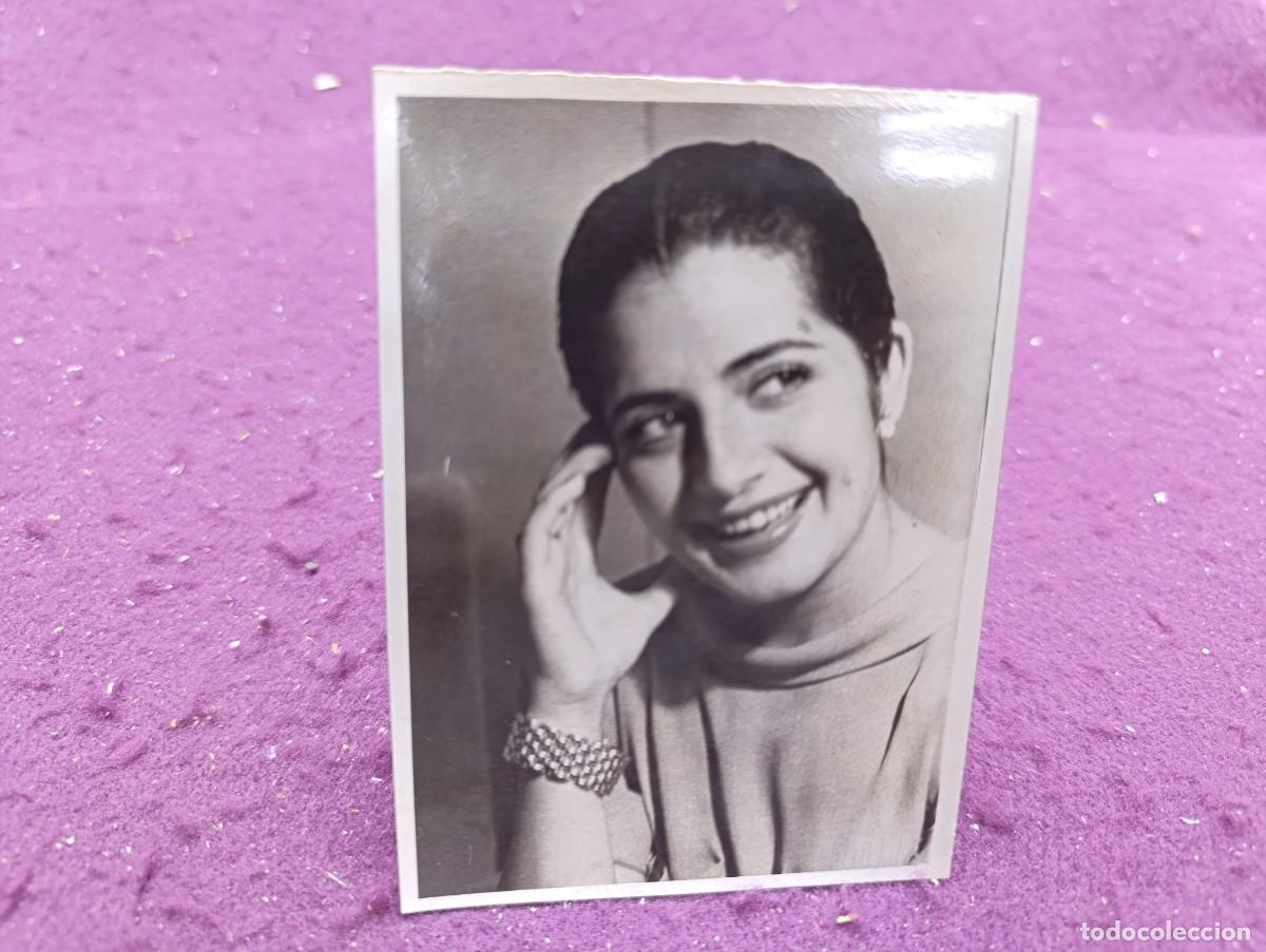 Cin&eacute;ma: Antigua fotograf&iacute;a de Archivo, Juanita Reina, Alfredo, sello y notas al dorso