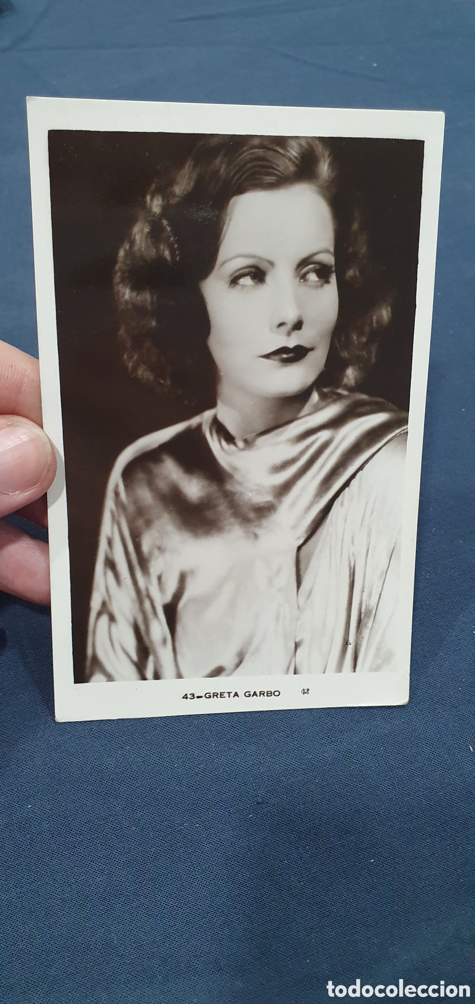 Cinema: Foto postal Greta Garbo. (L133)