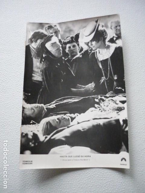 Cin&eacute;ma: HASTA QUE LLEGO SU HORA ESCENA DE PELICULA ANTIGUA FOTOGRAFIA ORIGINAL 18 X 12 CM