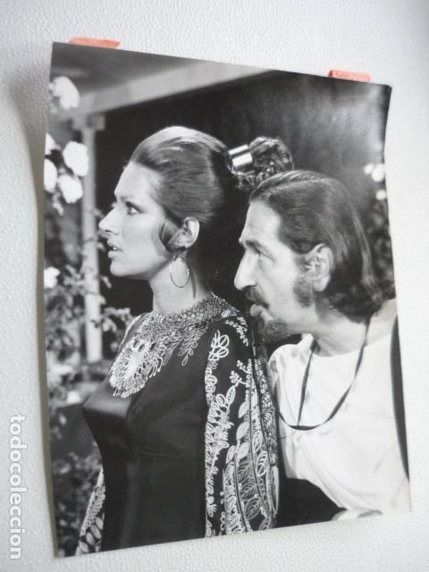 Kino: HELGA LINE EN UNA SE&Ntilde;ORA LLAMADA ANDRES ESCENA DE LA PELICULA ANTIGUA FOTOGRAFIA ORIGINAL 24 X 18 CM