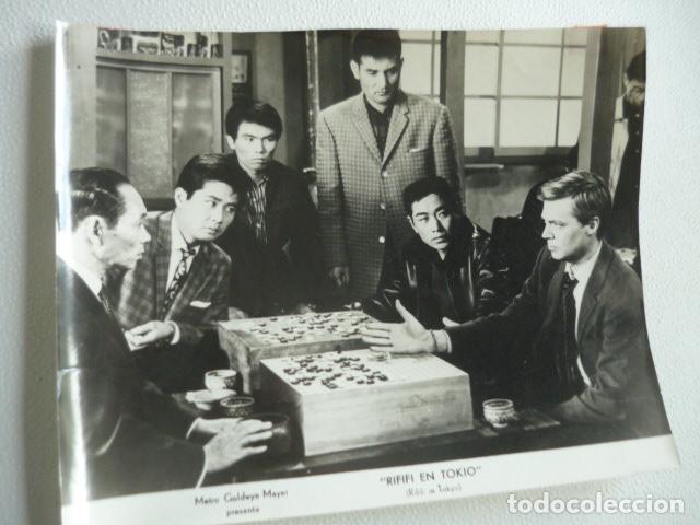 Cinema: RIFIFI EN TOKIO ESCENA PELICULA ANTIGUA FOTOGRAFIA ORIGINAL 24 X 18 CM