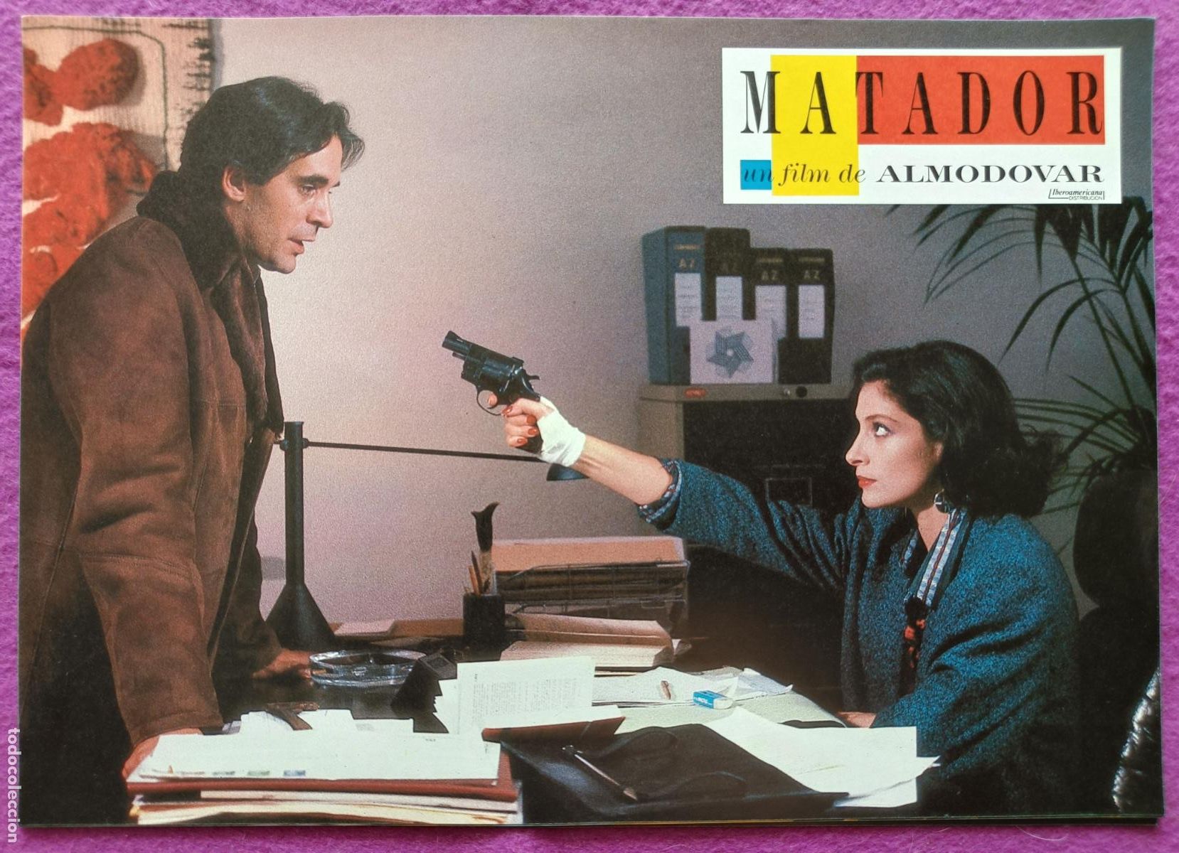 Cine: MATADOR ANTONIO BANDERAS NACHO MARTINEZ ALMODOVAR 12 FOTOCROMOS F589