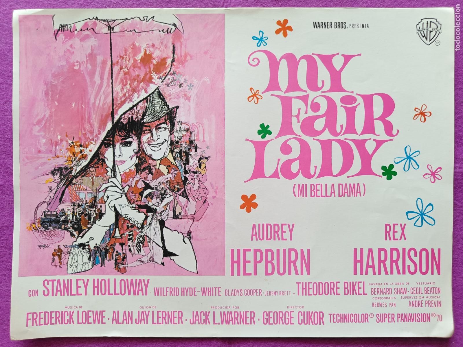 Cine: MY FAIR LADY MI BELLA DAMA AUDREY HEPBURN REX HARRISON 10 FOTOCROMOS F590