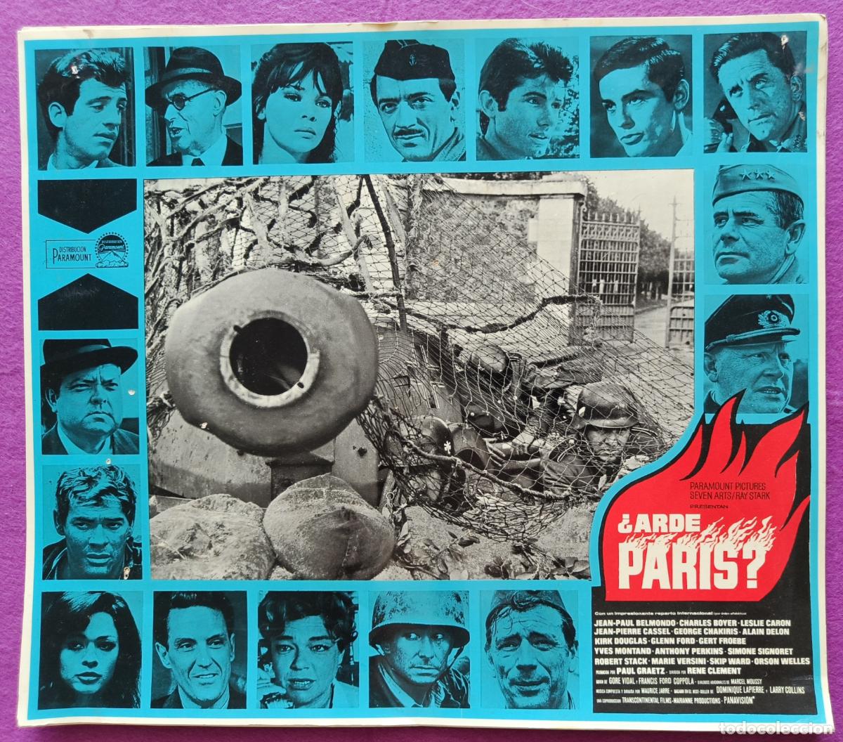 Cinema: &iquest;ARDE PARIS? JEAN PAUL BELMONDO CHARLES BOYER 15 FOTOCROMOS F591