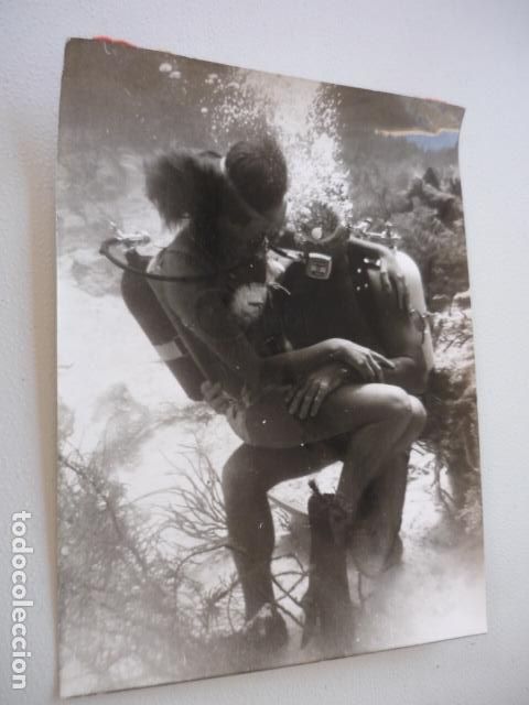 Cinema: OPERACION TRUENO ESCENA DE LA PELICULA SEAN CONNERY ACTOR ANTIGUA FOTOGRAFIA ORIGINAL 24 X 18 CM