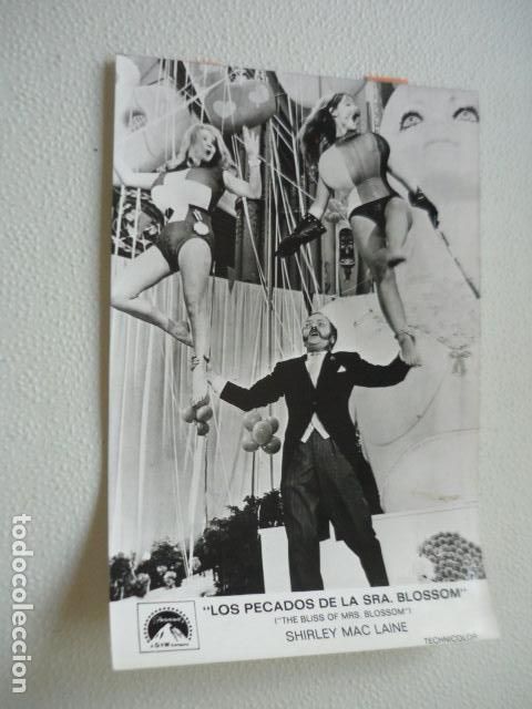 Cin&eacute;ma: LOS PECADOS DE LA SE&Ntilde;ORA BLOSSOM ESCENA DE PELICULA ANTIGUA FOTOGRAFIA ORIGINAL 18 X 12 CM