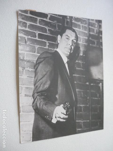 Cine: PETER GUNN ESCENA DE PELICULA ANTIGUA FOTOGRAFIA ORIGINAL 18 X 24 CM