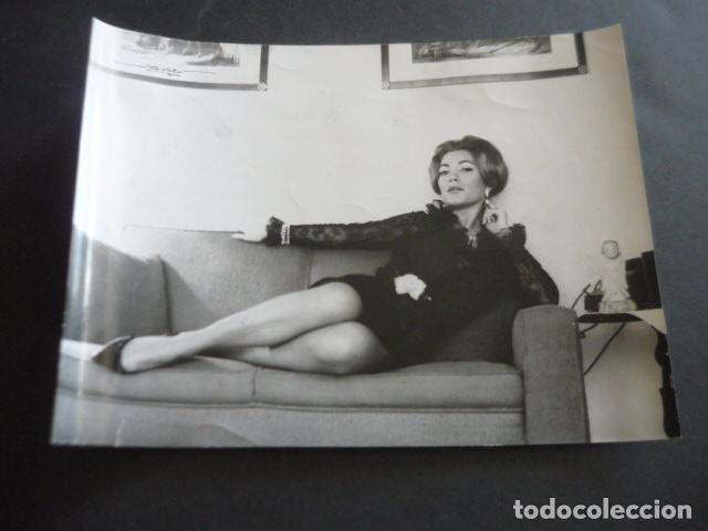 Cin&eacute;ma: ANA CASTOR ACTRIZ ANTIGUA FOTOGRAFIA ORIGINAL 18 X 24 CM