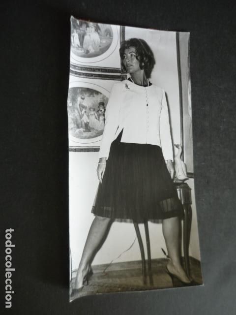 Cin&eacute;ma: ANA CASTOR ACTRIZ ANTIGUA FOTOGRAFIA ORIGINAL 11 X 22 CM