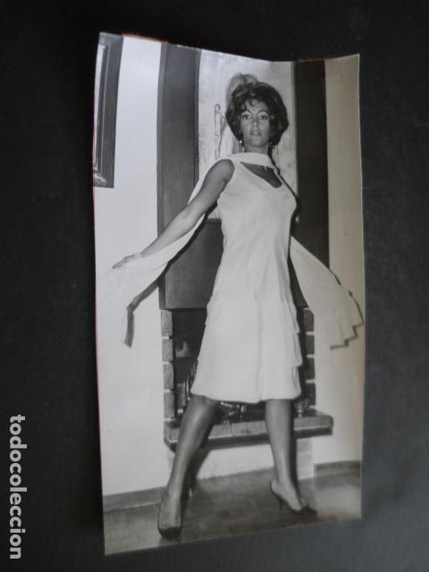 Cinema: ANA CASTOR ACTRIZ ANTIGUA FOTOGRAFIA ORIGINAL 13 X 23 CM