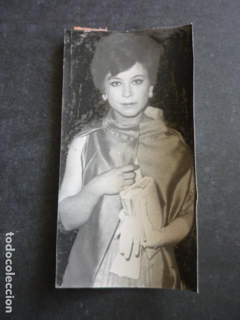 Cin&eacute;ma: MARIA JOSE GOYANES ACTRIZ ANTIGUA FOTOGRAFIA ORIGINAL 12 X 6 CM