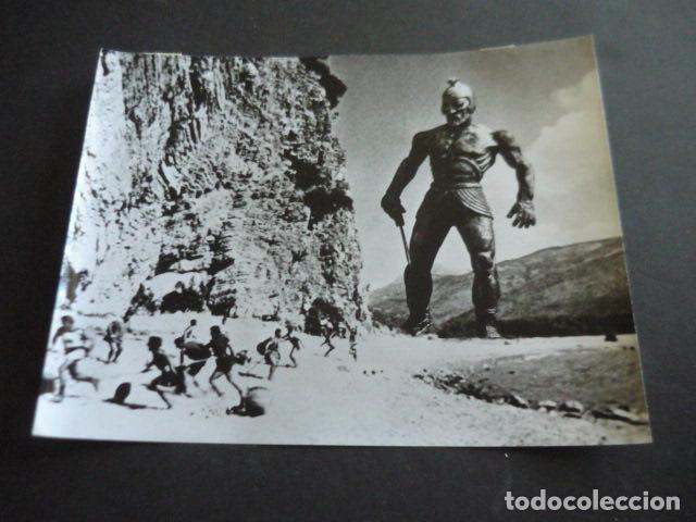 Cinema: JASON Y LOS ARGONAUTAS ESCENA DE PELICULA ANTIGUA FOTOGRAFIA ORIGINAL 18 X 24 CM