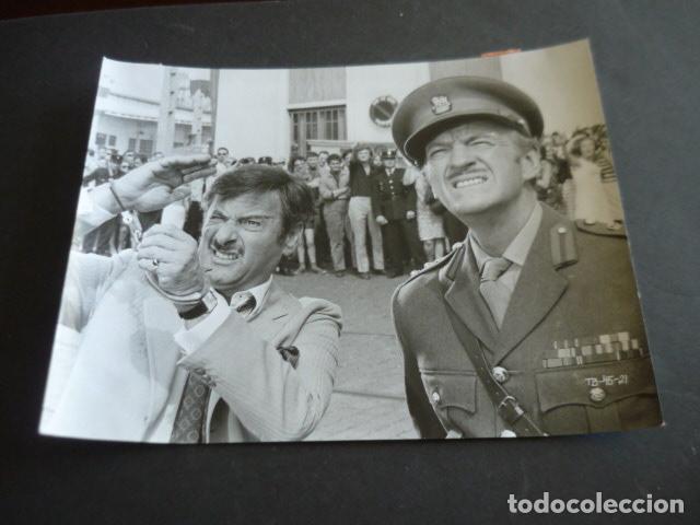 Cine: EL CEREBRO DAVID NIVEN ACTOR ESCENA DE LA PELICULA ANTIGUA FOTOGRAFIA ORIGINAL 24 X 18 CM