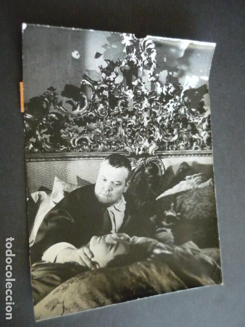 Cine: EL PROCESO ORSON WELLES ACTOR ESCENA DE LA PELICULA ANTIGUA FOTOGRAFIA ORIGINAL 24 X 18 CM