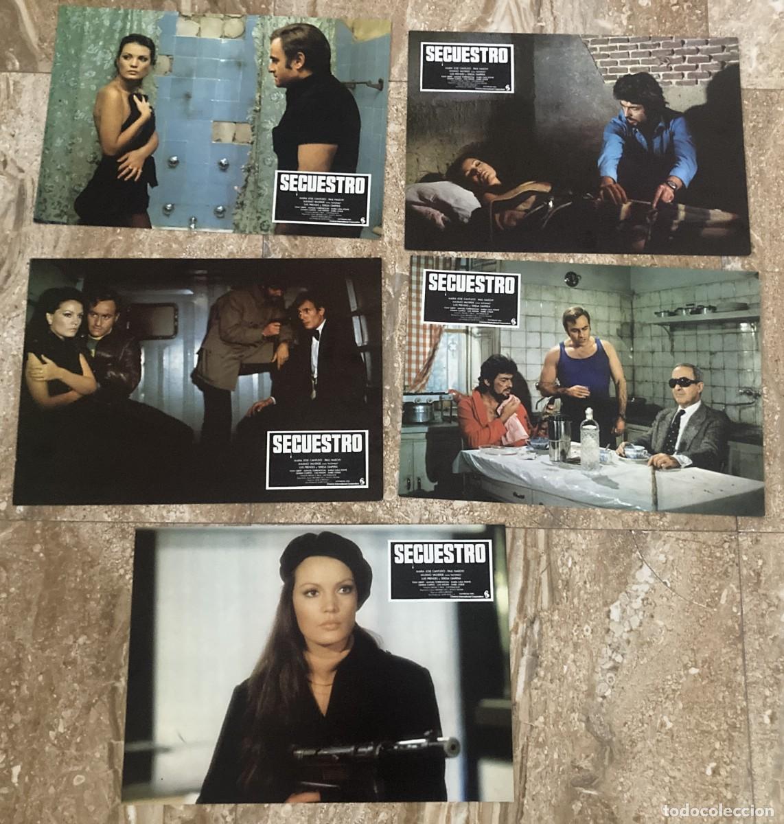 Cine: SECUESTRO / JUEGO ORIGINAL 5 FOTOCROMOS ESTRENO / Estreno