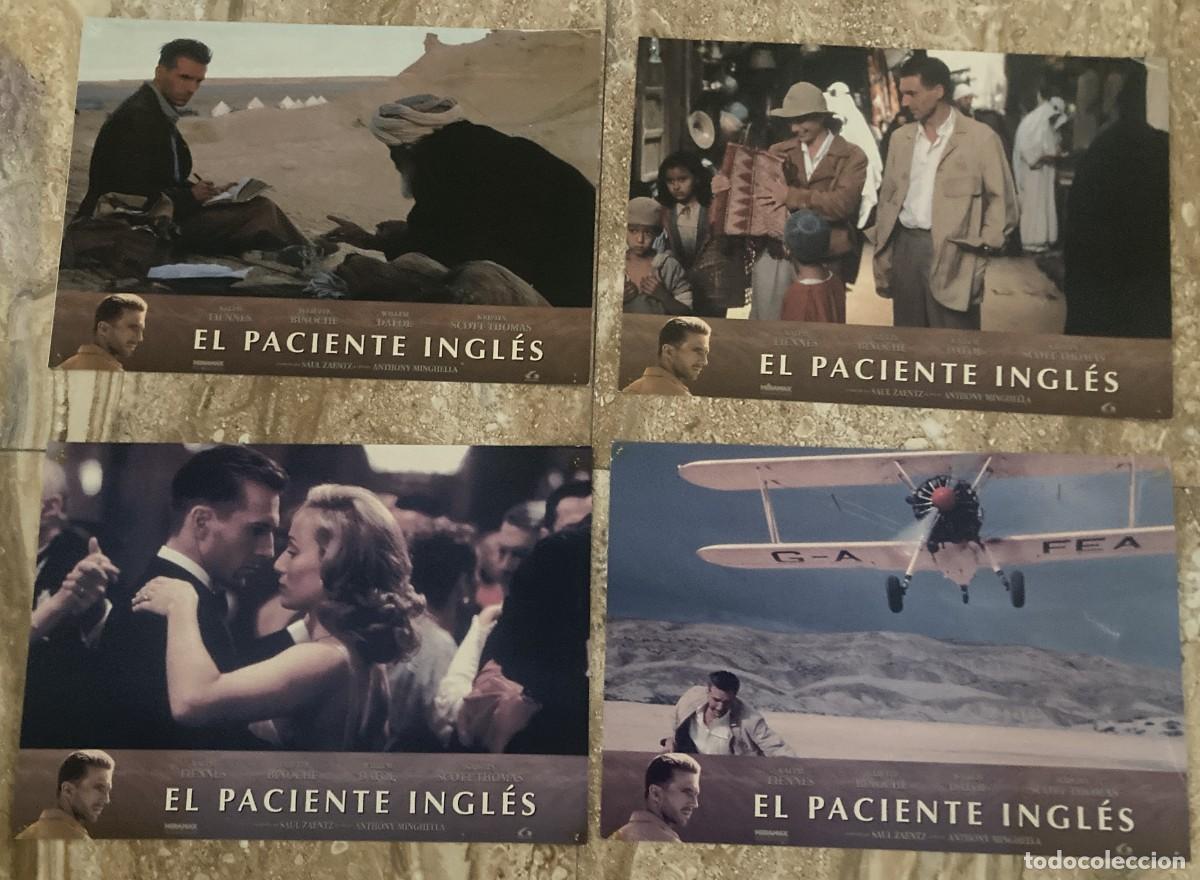Cine: EL PACIENTE INGLES / JUEGO ORIGINAL 4 FOTOCROMOS ESTRENO