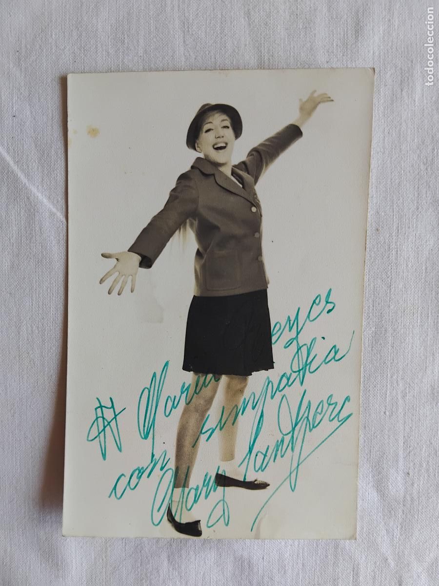Cine: FOTOGRAFIA DE MARY SAMPERE DEDICADA Y FIRMADA.
