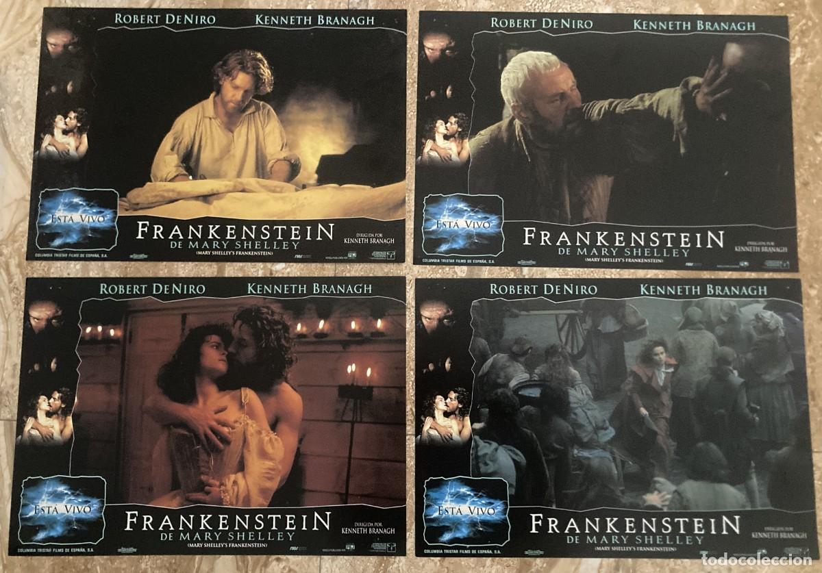 Cine: FRANKENSTEIN DE MARY SHELLEY / JUEGO ORIGINAL 4 FOTOCROMOS ESTRENO