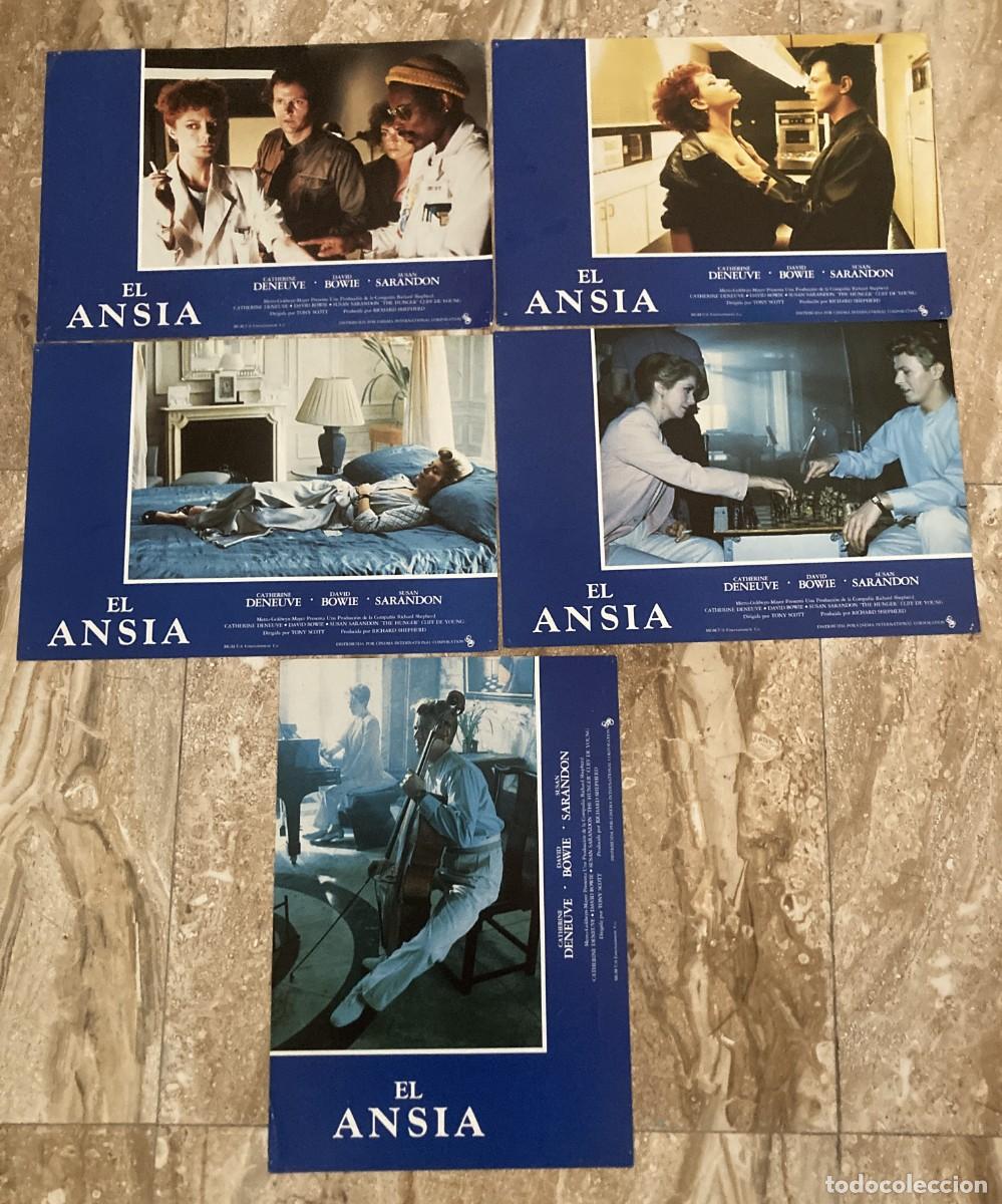 Cine: EL ANSIA / JUEGO ORIGINAL 5 FOTOCROMOS ESTRENO