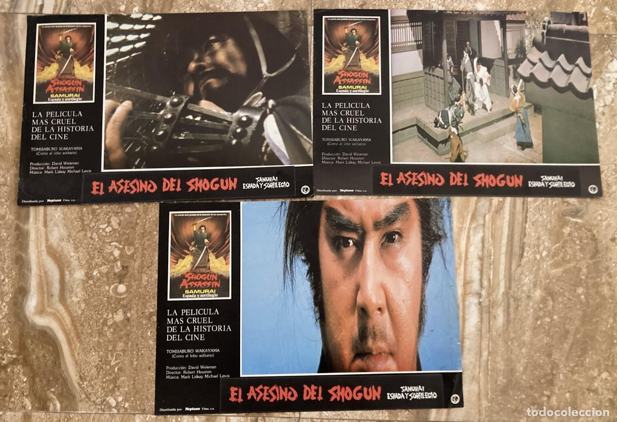 Cine: EL ASESINO DEL SHOGUN / JUEGO ORIGINAL 3 FOTOCROMOS ESTRENO