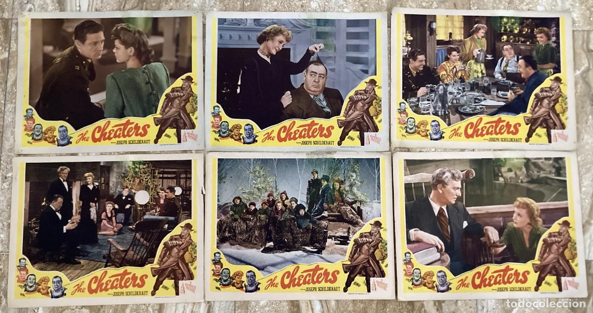 Cine: THE CHEATERS / JUEGO ORIGINAL 6 FOTOCROMOS ESTRENO USA