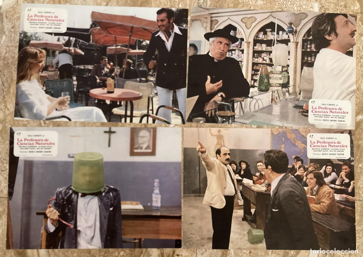 Cine: LA PROFESORA DE CIENCIAS NATURALES / JUEGO ORIGINAL 4 FOTOCROMOS ESTRENO