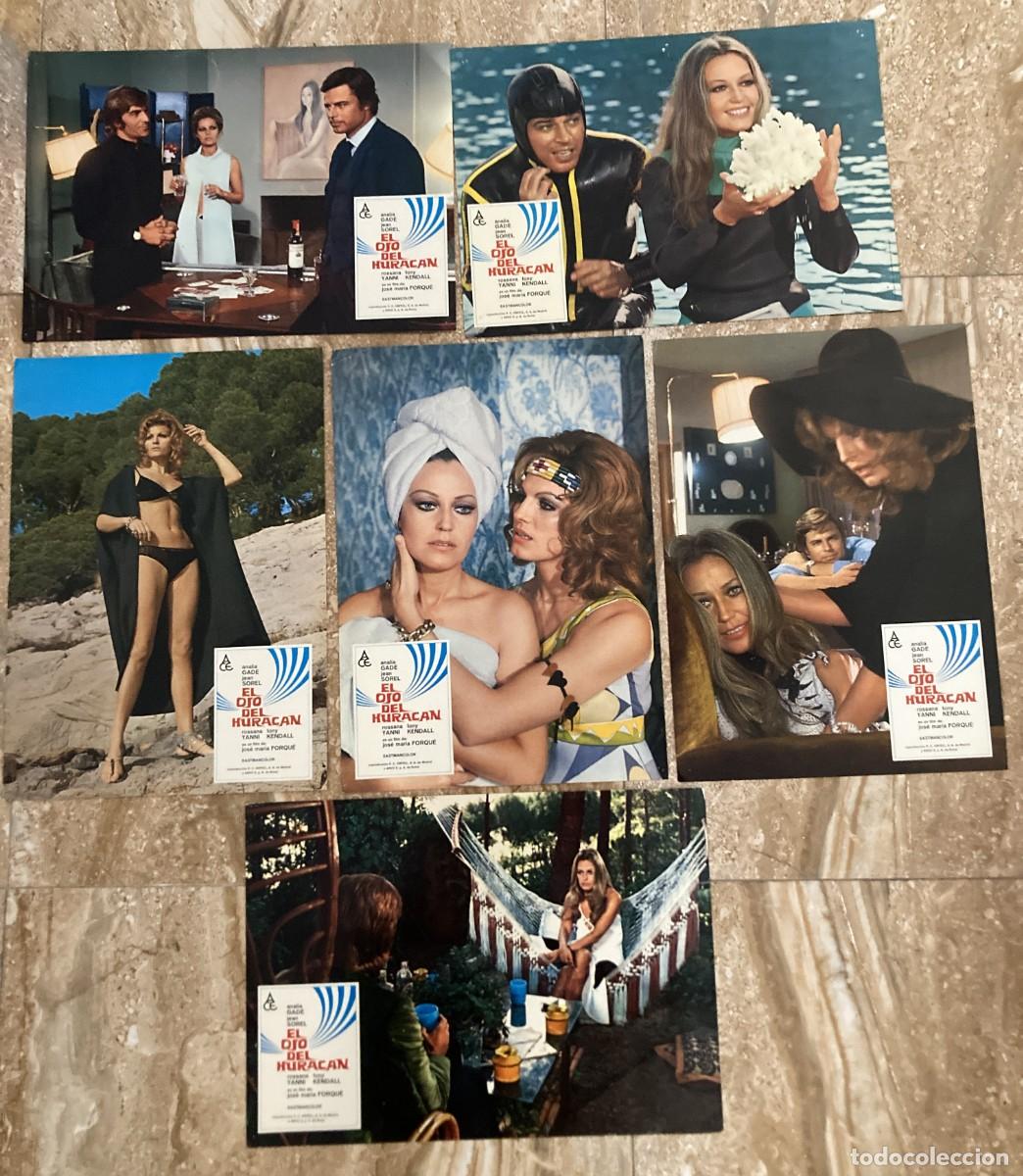 Cine: EL OJO DEL HURACAN / JUEGO ORIGINAL 6 FOTOCROMOS ESTRENO